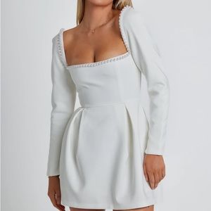 Odd Muse Pearl Dress in White